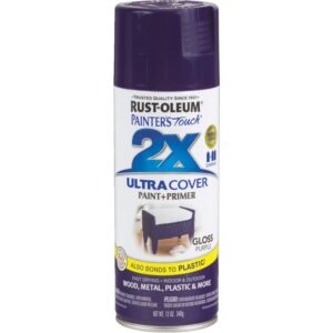 Rust Oleum 2X Ultra Cover Spray Paint & Primer Gloss Purple 12 oz