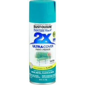Rust Oleum 2X Ultra Cover Spray Paint & Primer Satin Lagoon 12 oz