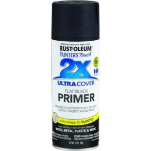 Rust Oleum 2X Ultra Cover Spray Primer Flat Black 12 oz