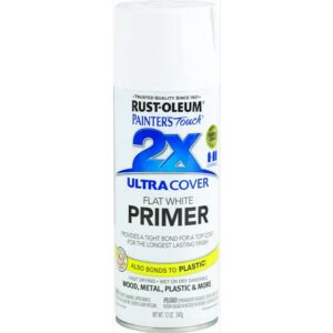 Rust Oleum 2X Ultra Cover Spray Primer Flat White 12 oz