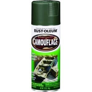 Rust Oleum Camouflage Spray Paint Ultra Flat Deep Forest Green 12 oz