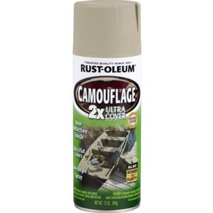 Rust Oleum Camouflage Spray Paint Ultra Flat Sand 12 oz