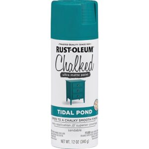 Rust Oleum Chalk Spray Paint Ultra Matte Tidal Pond 12 oz