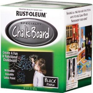 Rust Oleum Chalkboard Paint Black 30 oz