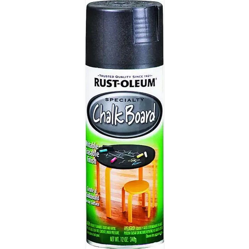 Rust Oleum Chalkboard Spray Paint Black 11 oz