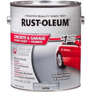 Rust Oleum Concrete & Garage Paint Battleship Gray 1 gal
