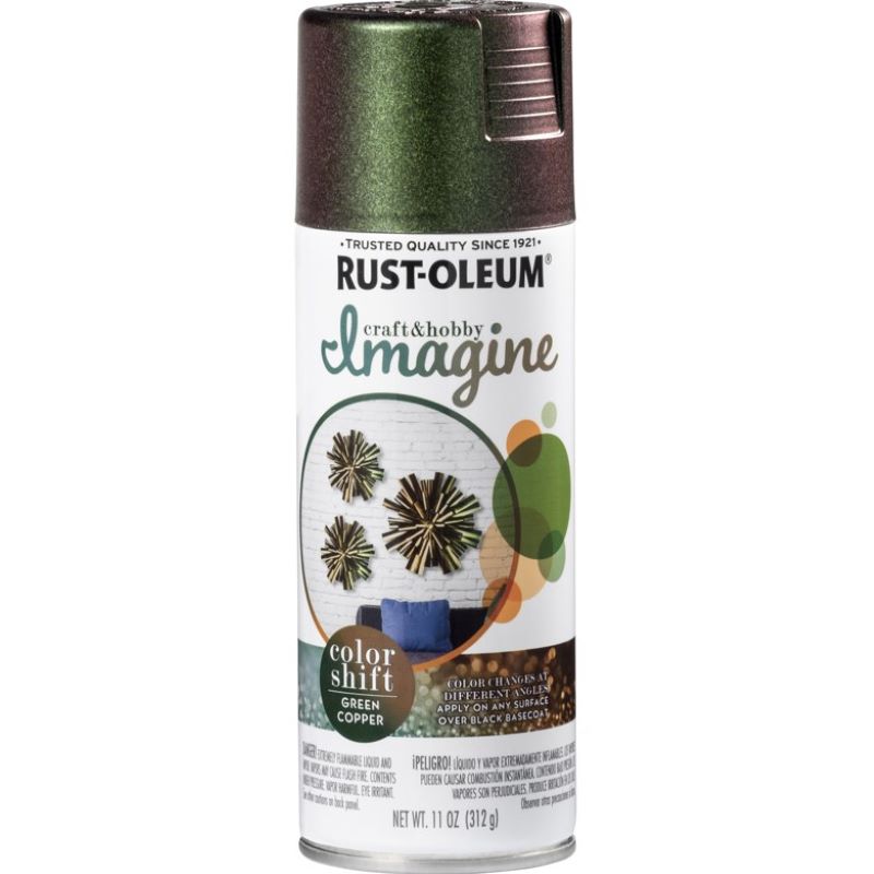 Rust Oleum Craft Spray Paint Color Shift Green Copper 11 oz