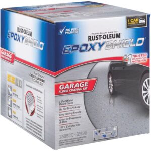 Rust Oleum Epoxy Shield Garage Floor Coating Kit Gray 2 gal
