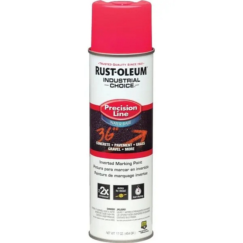Rust-Oleum Fluorescent Pink Marking Spray Paint 17 oz