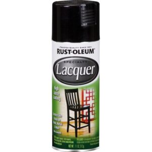 Rust Oleum Lacquer Spray Paint Black 11 oz