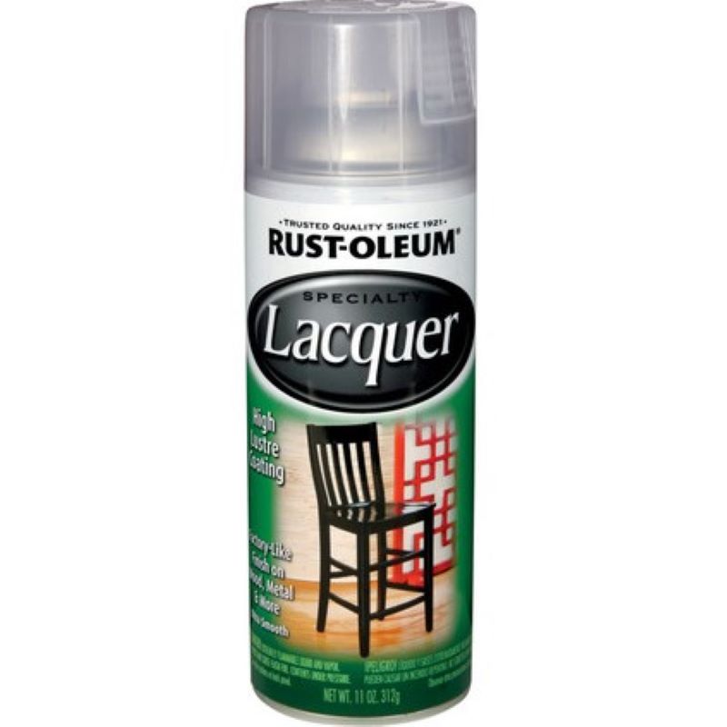 Rust Oleum Lacquer Spray Paint Clear 11 oz