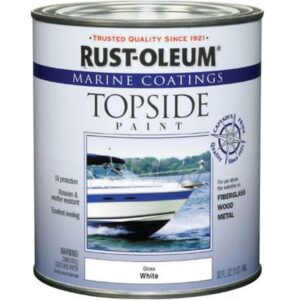 Rust Oleum Marine Coatings Topside Paint Gloss White 32 oz