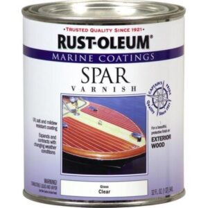 Rust Oleum Marine Spar Varnish Clear Gloss 1 qt