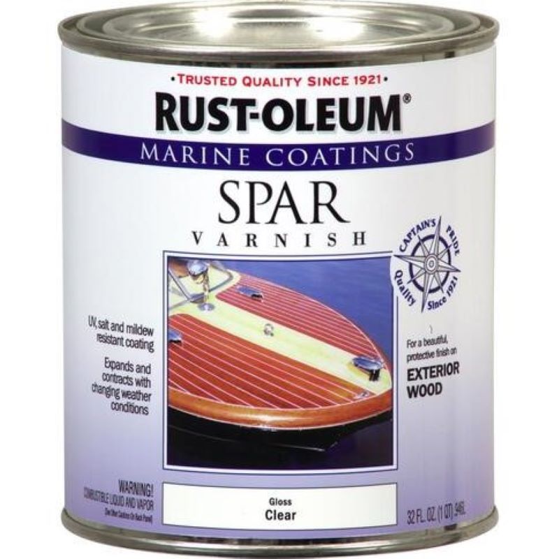 Rust Oleum Marine Spar Varnish Clear Gloss 1 qt