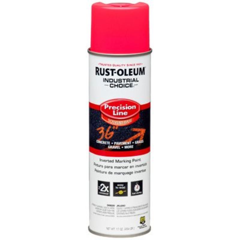 Rust Oleum Marking Spray Paint Fluorescent Pink 17 oz