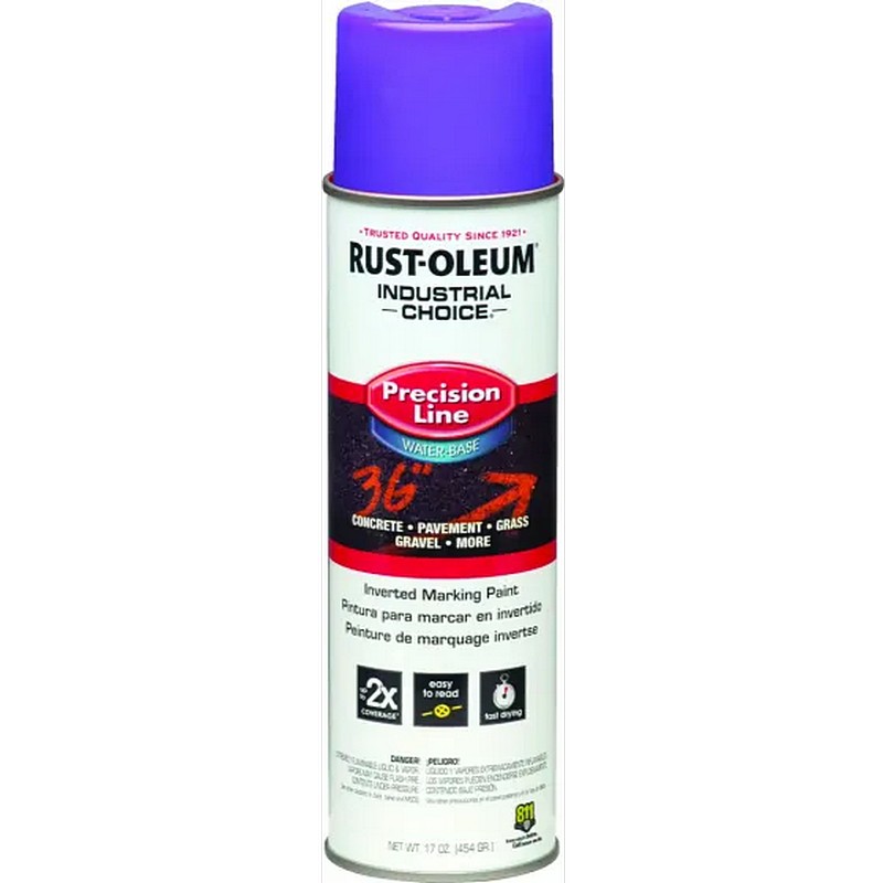 Rust Oleum Marking Spray Paint Fluorescent Purple 17 oz