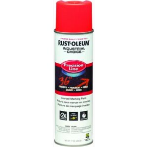 Rust Oleum Marking Spray Paint Fluorescent Red Orange 17 oz