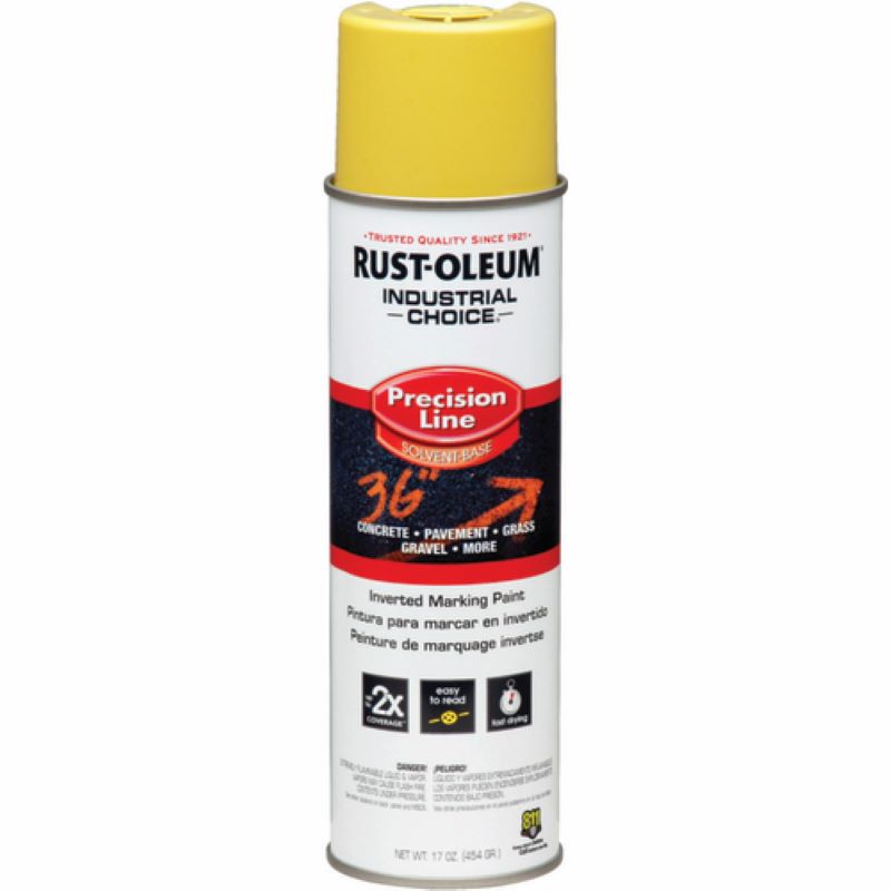 Rust Oleum Marking Spray Paint High Visibility Yellow 17 oz