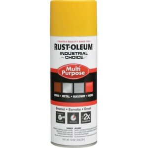 Rust Oleum Multi Purpose Spray Paint OSHA Safety Yellow 12 oz