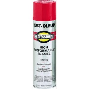 Rust Oleum Professional Spray Paint Gloss Safety Red 15 oz