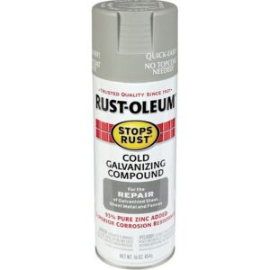 Rust Oleum Spray Paint Cold Galvanizing Compound Gray 16 oz