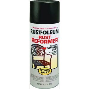 Rust Oleum Spray Paint Rust Reformer Black 10 oz
