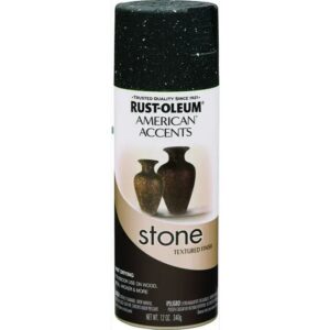 Rust Oleum Stone Texture Spray Paint Black Granite 12 oz