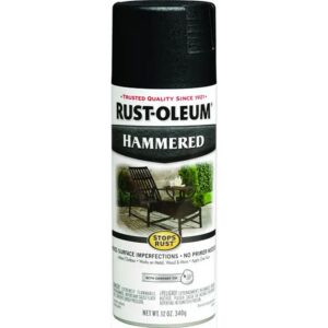Rust Oleum Stops Rust Spray Paint Hammered Black 12 oz