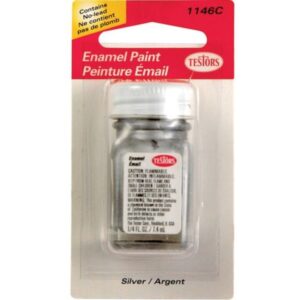 Testors Enamel Hobby Paint Silver .25 oz