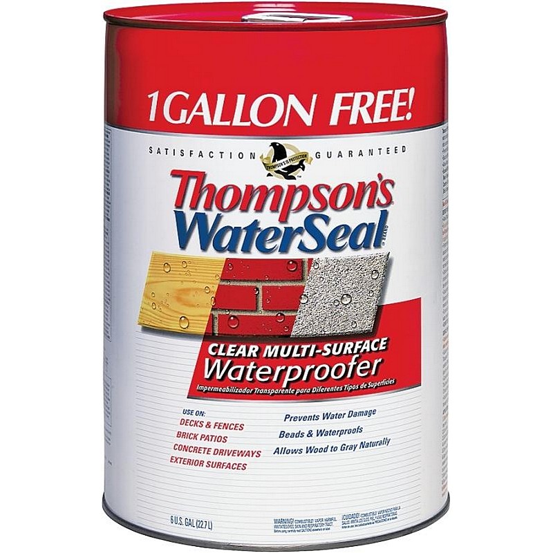 Thompsons Water Seal Clear Multi Surface Waterproofer 6 gal