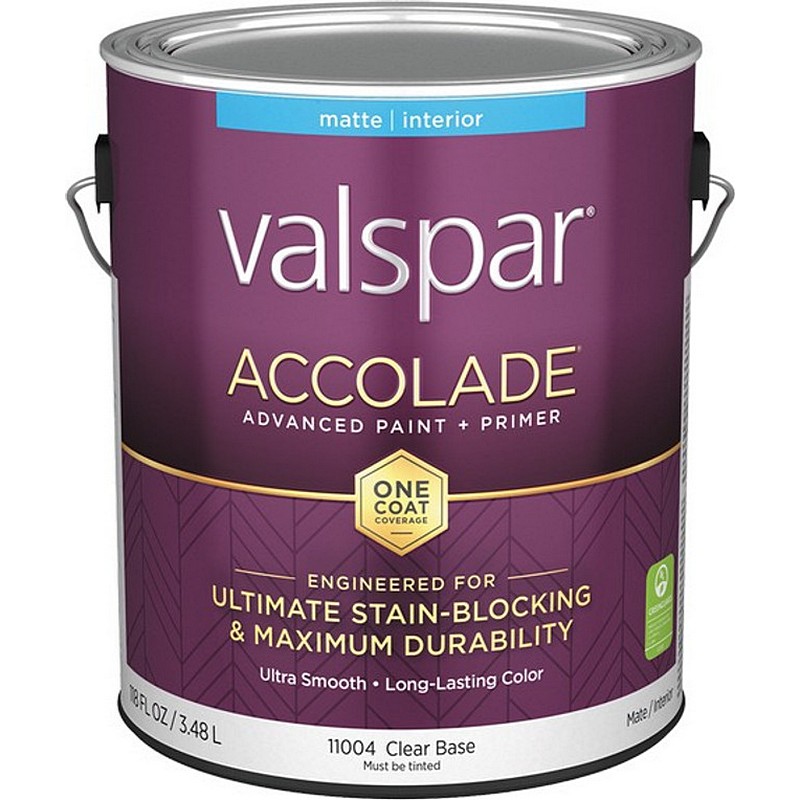 Valspar Accolade Paint & Primer Stain Blocking Interior Matte Clear Base 1 gal