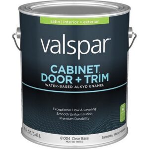 Valspar Cabinet Door & Trim Satin Clear Base 1 gal