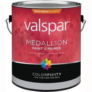 Valspar Medallion Exterior Paint & Primer Clear Base Semi Gloss 1 gal