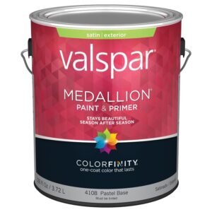 Valspar Medallion Exterior Paint & Primer Pastel Base Satin 1 gal