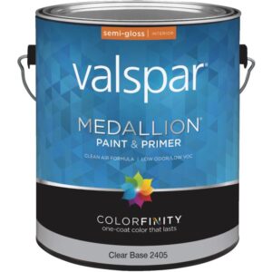 Valspar Medallion Paint & Primer Interior Semi Gloss Clear Base 1 gal