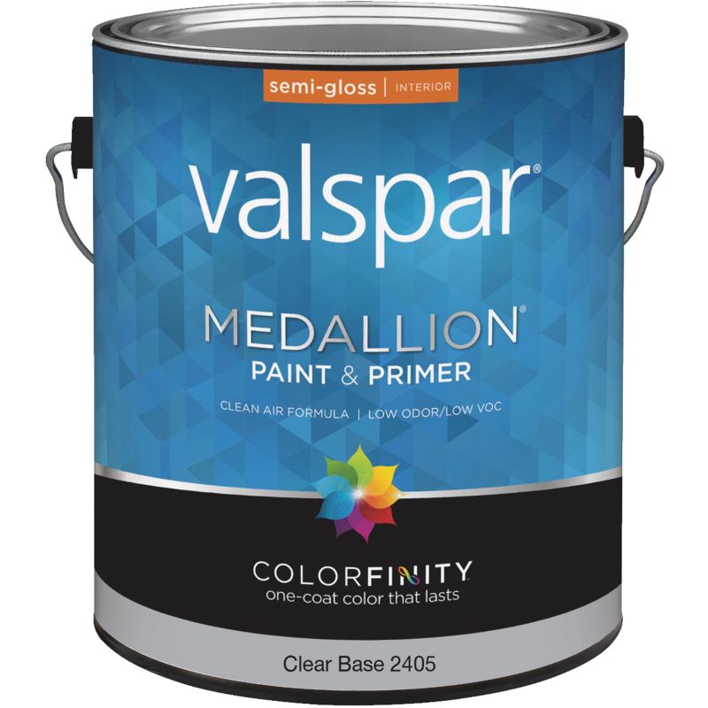 Valspar Medallion Paint & Primer Interior Semi Gloss Clear Base 1 gal