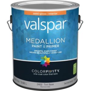 Valspar Medallion Paint & Primer Interior Semi Gloss Tint Base 1 gal