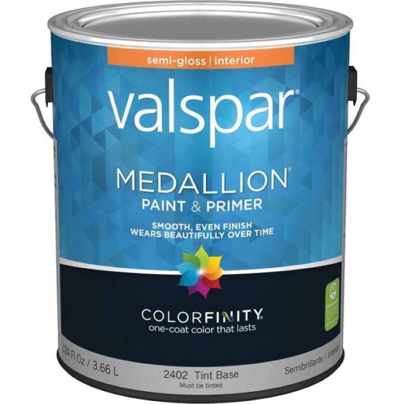 Valspar Medallion Paint & Primer Interior Semi Gloss Tint Base 1 gal