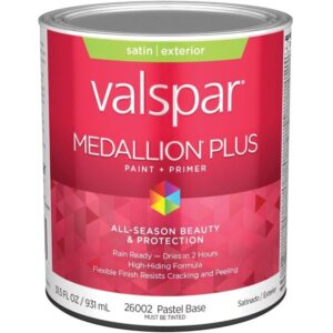 Valspar Medallion Plus Paint & Primer Interior Satin Pastel Base 1 qt