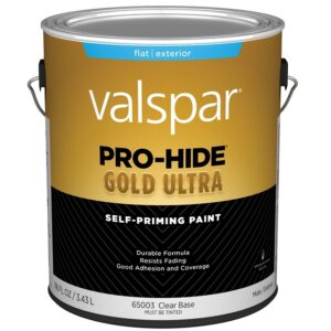 Valspar Pro Hide Gold Ultra Exterior Paint Clear Base Flat 1 gal