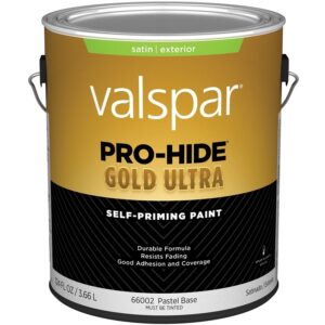 Valspar Pro Hide Gold Ultra Exterior Paint Pastel Base Satin 1 gal