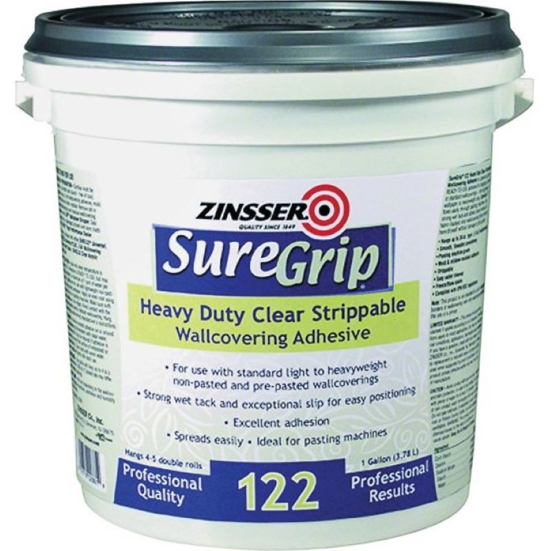 Zinsser SureGrip Heavy Duty Clear Wallpaper Adhesive 1 gal