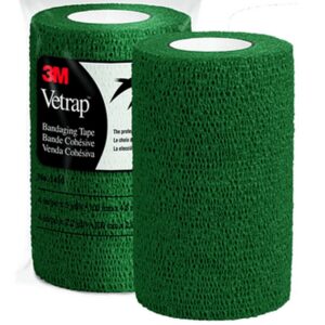 3M Vetrap Bandaging Tape Hunter Green 4”x5 yd