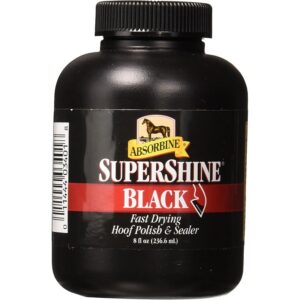 Absorbine Supershine Hoof Polish Black 8 oz