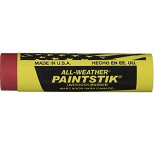 All Weather Paintstik Red for Livestock Marking