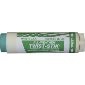 All Weather Twist Stik Green for Livestock Marking