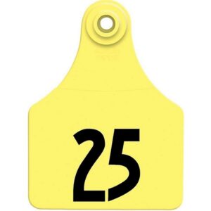 Allflex Large Yellow Livestock Ear Tags 26-50