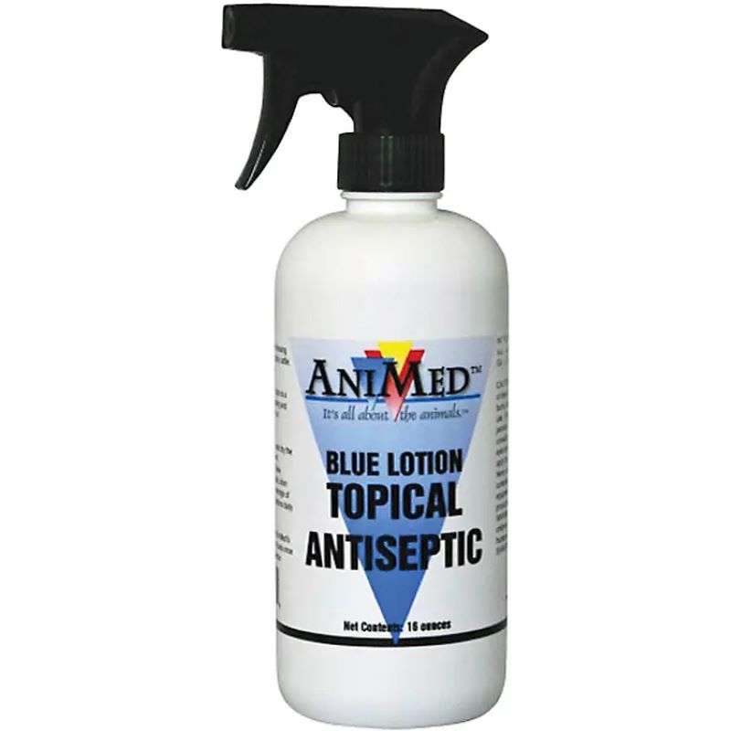 AniMed Blue Lotion Topical Antiseptic 16 oz