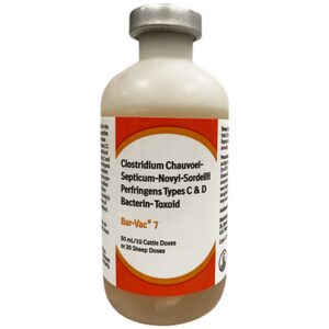 Bar-Vac-7 Cattle & Sheep Vaccine 10 Dose 50 ml