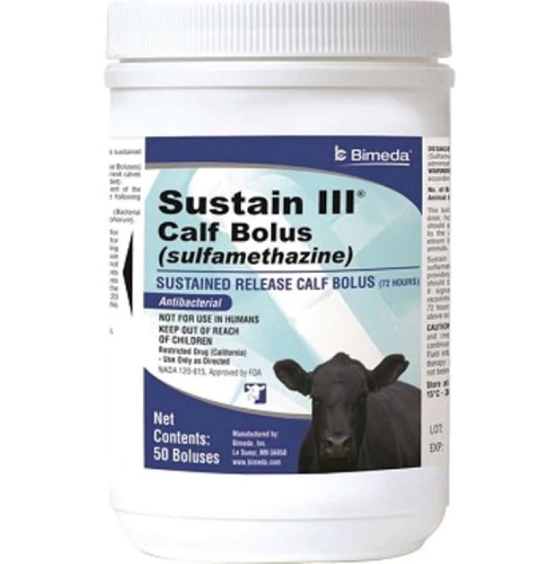 Bimeda Sustain III Calf Bolus 25 ct